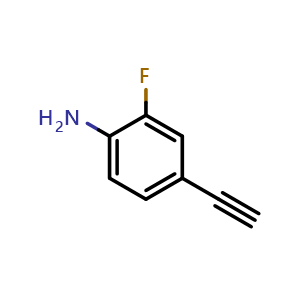 4-Ethynyl-2-fluorobenzenamine