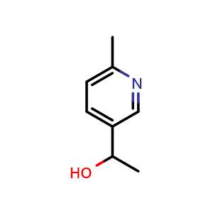 Chemical structure of a,6-Dimethyl-3-pyridinemethanol , CAS 100189-16-0, AChemBlock P43130