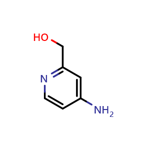 Chemical structure of 4-Amino-2-pyridinemethanol , CAS 100114-58-7, AChemBlock P43136