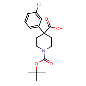 1-Boc-4-(3-chlorophenyl)-4-carboxypiperidine