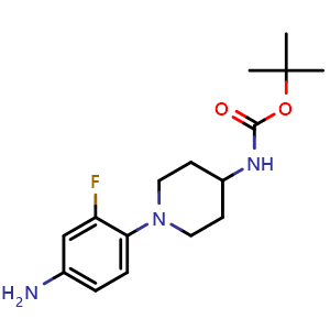 3-Fluoro-4-[4-(Boc-amino)piperidino]aniline