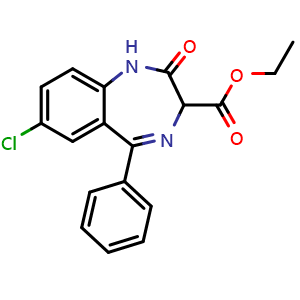 (Z)-ethyl 7-chloro-2,3-dihydro-2-oxo-5-phenyl-1H-benzo[e][1,4]diazepine-3-carboxylate