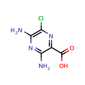 3,5-diamino-6-chloropyrazine-2-carboxylic acid