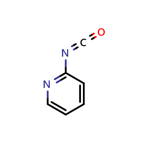 Chemical structure of 2-isocyanatopyridine , CAS 4737-19-3, AChemBlock P43266