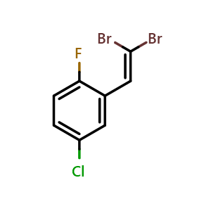 2-(2,2-Dibromovinyl)-4-chloro-1-fluorobenzene