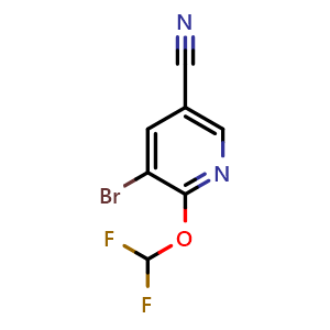 5-bromo-6-(difluoromethoxy)nicotinonitrile
