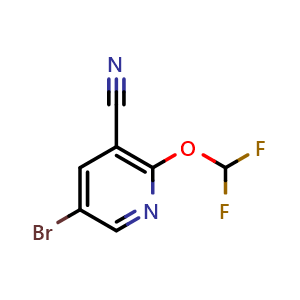 5-bromo-2-(difluoromethoxy)nicotinonitrile