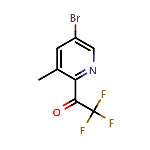 1-(5-bromo-3-methylpyridin-2-yl)-2,2,2-trifluoroethan-1-one