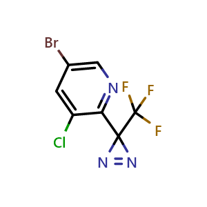 5-Bromo-3-chloro-2-(3-(trifluoromethyl)-3H-diazirin-3-yl)pyridine