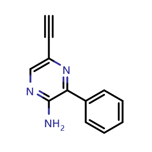 5-ethynyl-3-phenylpyrazin-2-amine