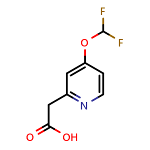 2-(4-(difluoromethoxy)pyridin-2-yl)acetic
