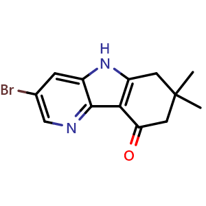 3-bromo-7,7-dimethyl-5,6,7,8-tetrahydro-9H-pyrido[3,2-b]indol-9-one