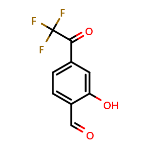 4-(2,2,2-Trifluoroacetyl)-2-hydroxybenzaldehyde