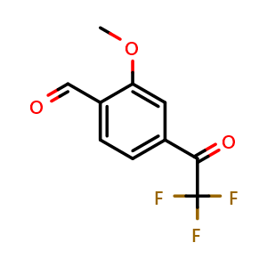 4-(2,2,2-Trifluoroacetyl)-2-methoxybenzaldehyde