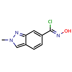 N-hydroxy-2-methyl-2H-indazole-6-carbimidoyl chloride