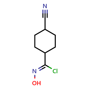 4-cyano-N-hydroxycyclohexanecarbimidoyl chloride