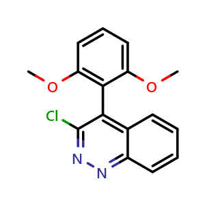 3-chloro-4-(2,6-dimethoxyphenyl)cinnoline