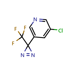 3-chloro-5-(3-(trifluoromethyl)-3H-diazirin-3-yl)pyridine