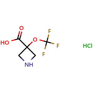 3-(trifluoromethoxy)azetidine-3-carboxylic acid hydrochloride