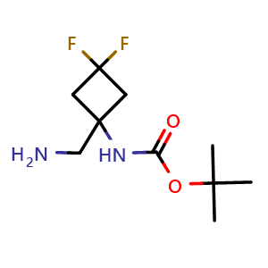 tert-butyl N-[1-(aminomethyl)-3,3-difluorocyclobutyl]carbamate