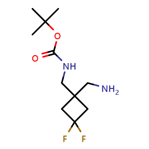 tert-butyl N-{[1-(aminomethyl)-3,3-difluorocyclobutyl]methyl}carbamate