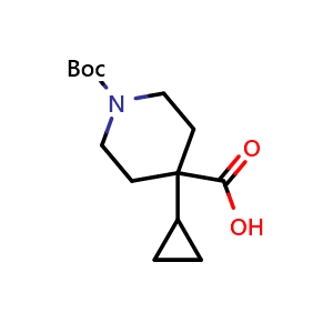 1-[(tert-butoxy)carbonyl]-4-cyclopropylpiperidine-4-carboxylic acid