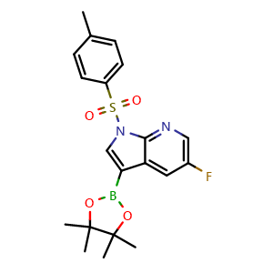 5-fluoro-3-(4,4,5,5-tetramethyl-1,3,2-dioxaborolan-2-yl)-1-tosyl-1h-pyrrolo[2,3-b]pyridine