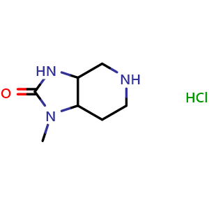 1-methyl-octahydro-1H-imidazolidino[4,5-c]pyridin-2-one hydrochloride