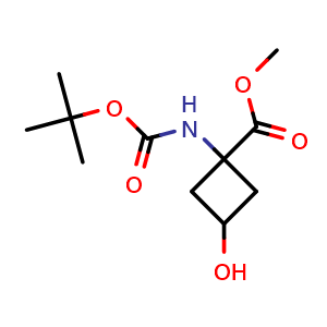 methyl 1-{[(tert-butoxy)carbonyl]amino}-3-hydroxycyclobutane-1-carboxylate