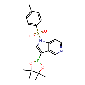 3-(4,4,5,5-tetramethyl-1,3,2-dioxaborolan-2-yl)-1-tosyl-1h-pyrrolo[3,2-c]pyridine