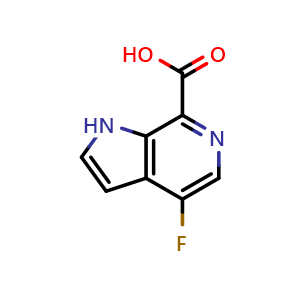 4-fluoro-1H-pyrrolo[2,3-c]pyridine-7-carboxylic acid