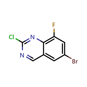6-bromo-2-chloro-8-fluoroquinazoline
