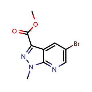 methyl 5-bromo-1-methyl-1H-pyrazolo[3,4-b]pyridine-3-carboxylate