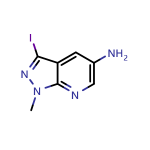 3-iodo-1-methyl-1H-pyrazolo[3,4-b]pyridin-5-amine