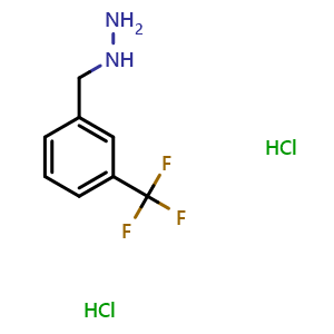 {[3-(trifluoromethyl)phenyl]methyl}hydrazine dihydrochloride