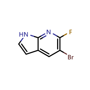 5-bromo-6-fluoro-1H-pyrrolo[2,3-b]pyridine