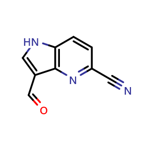 3-formyl-1H-pyrrolo[3,2-b]pyridine-5-carbonitrile