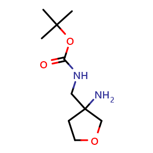 tert-butyl N-[(3-aminooxolan-3-yl)methyl]carbamate