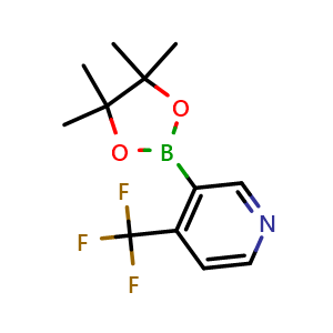 3-(4,4,5,5-tetramethyl-1,3,2-dioxaborolan-2-yl)-4-(trifluoromethyl)pyridine
