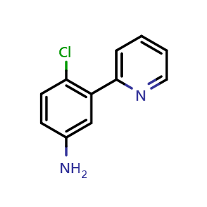 4-chloro-3-(pyridin-2-yl)aniline