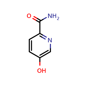 Chemical structure of 5-hydroxypyridine-2-carboxamide , CAS 896419-97-9, AChemBlock P44353