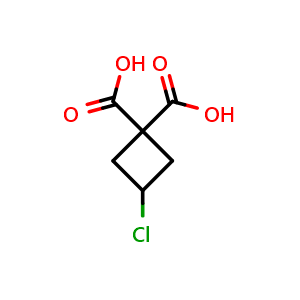 3-chlorocyclobutane-1,1-dicarboxylic acid