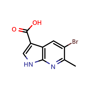 5-bromo-6-methyl-1H-pyrrolo[2,3-b]pyridine-3-carboxylic acid