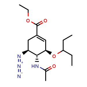 ethyl (3R,4R,5S)-5-azido-4-acetamido-3-(pentan-3-yloxy)cyclohex-1-ene-1-carboxylate