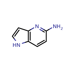 Chemical structure of 1H-pyrrolo[3,2-b]pyridin-5-amine , CAS 207849-66-9, AChemBlock P44484