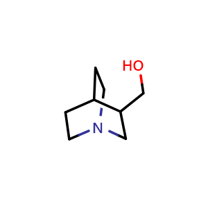Chemical structure of {1-azabicyclo[2.2.2]octan-3-yl}methanol , CAS 5176-22-7, AChemBlock P44545