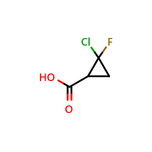 2-chloro-2-fluorocyclopropane-1-carboxylic acid