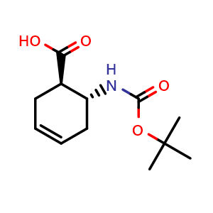 trans-6-(boc-amino)-3-cyclohexene-1-carboxylic acid