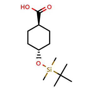 trans-4-[(tert-butyldimethylsilyl)oxy]cyclohexane-1-carboxylic acid