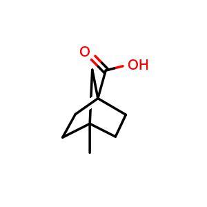 Chemical structure of 4-methylbicyclo[2.2.1]heptane-1-carboxylic acid , CAS 952403-56-4, AChemBlock P44736